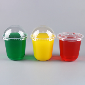 Vasos Transparentes Lisos en Forma de <span class=keywords><strong>U</strong></span> de 350 ml (12 oz) para Batidos, Bebidas Calientes, Té de Burbujas, Jugos, Vasos de Plástico PP Baratos, Vasos de Plástico Frío - Product Image 3