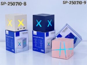 RGB <strong>Cube</strong> Bluetooth <strong>Speaker</strong> 6W Portable Wireless Audio <strong>Box</strong> with TF Card Slot FM Radio TWS AUX LED Lights Colorful Mini <strong>Sound</strong> <strong>Box</strong> - Product Image 4