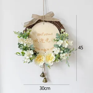 พวงหรีดจำลอง AYOYO สำหรับตกแต่งภายในและภายนอกบ้าน วิลล่า จัดฉาก ลานบ้าน สวน งานแต่งงาน - Product Image 6