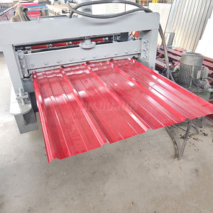 <span class=keywords><strong>Machine</strong></span> de fabrication de toitures en tôle automatique de couleur <span class=keywords><strong>Machine</strong></span> de fabrication de profilés de panneaux muraux de toitures à trois couches et trois étages - Product Image 2