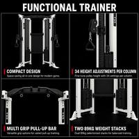 Appareil de musculation commercial multifonctionnel à câbles croisés avec poulies réglables et pile de poids sélectionnable