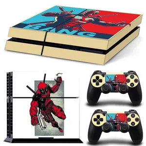 Hottest adesivo personalizado de preço de fábrica, decoração de pvc pele para ps4 controle e console de jogo