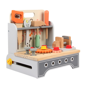 Table à <span class=keywords><strong>outils</strong></span> multifonctions en bois pour enfants, jouet d'éveil pour âge précoce, Montessori, <span class=keywords><strong>1</strong></span> pièce - Product Image 5