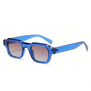 Gafas de Sol Cuadradas Retro de Moda 2025 con Logotipo Personalizado, Montura Pequeña, Estilo Punk, Protección UV400 para Hombre y Mujer - Product Image 1