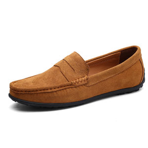 Mocassins pour Hommes, Chaussures de Conduite Gommino, Mocassins Penny, Plats en Cuir, Basse, à Enfiler, Affaires, <span class=keywords><strong>Daim</strong></span> Léger, Bout Rond - Product Image 2