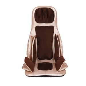 เบาะนวดตัวเต็มตัว หลัง คอ เอว รถ เก้าอี้ในบ้าน อินฟราเรด ชาร์จ USB สีเบจ F886B - Product Image 1