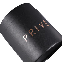 Bougie blanche de luxe boîte en papier rigide tube boîte à cosmétiques ronde bougie mèche or boîtes d'emballage cadeau pour bougie