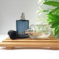 Flacon de parfum vide de 50 ml et 100 ml, forme cylindrique, flacon en verre pour parfum, emballage cosmétique, vente en gros de cosmétiques, impression à l'écran