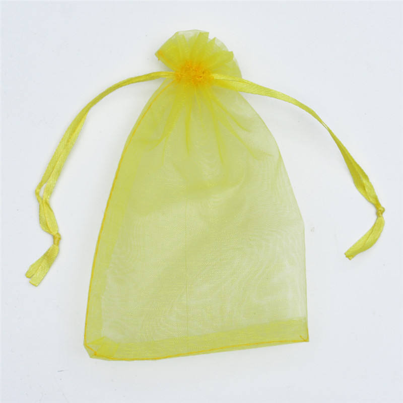 Sac en fil de couleur unie noir