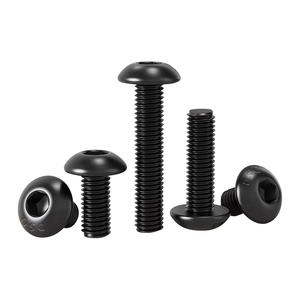 Tornillo de Cabeza Hexagonal Semiesférica de Grado 10.9, Acero Aleado de Alta Resistencia HRC39, Óxido Negro, Antioxidante, Antiaflojamiento - Product Image 6