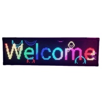 Panel de visualización LED programable de alta calidad para interiores, con texto desplazable, pantalla LED para tiendas, uso en interiores y exteriores.