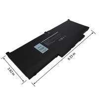 Batterie d'ordinateur portable de remplacement 60wh F3YGT pour Dell Latitude 7290/7280 E7490/E7480 E7380/E7390 2X39G/0F3YGT/0DM3WC Notebook 5200mah