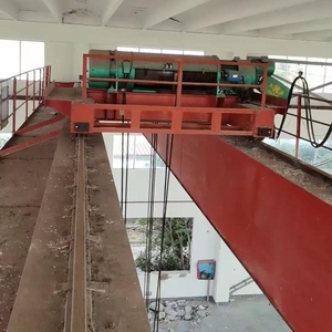 Pont roulant à double poutre <span class=keywords><strong>de</strong></span> type LH <span class=keywords><strong>de</strong></span> 10 à 20 tonnes, pont roulant à câble électrique pour levage léger en atelier - Product Image 4