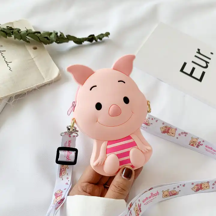 Coin Pouch Pink Pig Women's Wallets Coin Purse for Girls