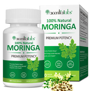 Acentiallabs 60 Kapsül Moringa Tozu Kapsülleri Bitki Özlü Gıda Takviyesi Saf Organik Moringa Kapsülleri Satılık - Product Image 6