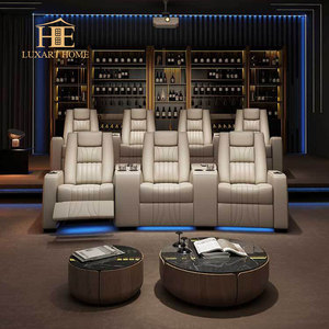 Meubles de cinéma maison modernes, cinéma, trois fonctions électriques de mémoire, siège de salle vidéo, meubles de cinéma avec canapé - Product Image 4