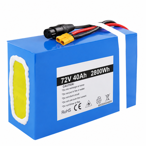 แบตเตอรี่ลิเธียมทรงปริซึม EU Stock 72V 40Ah พร้อมปลั๊ก XT90 แบบกันน้ำสำหรับติดตั้งใต้ท่อ  เกรดเซลล์คุณภาพสูง เกรด A - Product Image 1