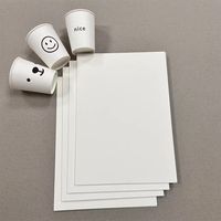 Papier Cupstock 250 g/m² simple face, écologique, recyclé, de haute qualité, biodégradable, blanc – Prix de stock usine