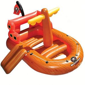 Personalizada de fábrica inflable <span class=keywords><strong>Barco</strong></span> <span class=keywords><strong>Pirata</strong></span> <span class=keywords><strong>piscina</strong></span> flote - Product Image 1