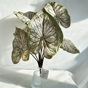 <span class=keywords><strong>ต้น</strong></span>ไม้สีเขียวจำลองสำหรับจัดสวนพืช<span class=keywords><strong>สี</strong></span>เขียวพืชจำลองใบไม้ด้านหลังเต่าจำลองการตกแต่งห้อง - Product Image 3