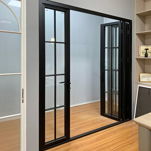 <span class=keywords><strong>Porte</strong></span> accordéon moderne pour entrée commerciale, grande <span class=keywords><strong>porte</strong></span> insonorisée, mur pliant en aluminium, <span class=keywords><strong>porte</strong></span> patio en verre, méthode d'ouverture pliable - Product Image 5