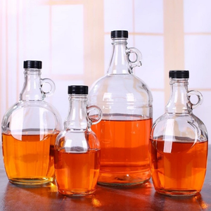 Bouteilles de vin de Californie de <span class=keywords><strong>5</strong></span> <span class=keywords><strong>litres</strong></span> <span class=keywords><strong>Bouteille</strong></span> de carafe en verre 4L Ensemble de verre et de carafe à whisky 3L - Product Image 2