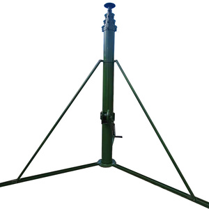 15m tải trọng 50kg chiến thuật hướng dẫn sử dụng cơ khí tời và vành đai hoạt động Kính thiên văn cột buồm cho ngoài trời Viễn Thông ăng ten tháp - Product Image 1