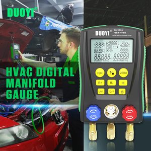 Manómetro Digital de Vacío para HVAC DY517A, Juego de Manómetros para Refrigerante, Medidor de Temperatura y Detección de Fugas para Aire Acondicionado - Product Image 2