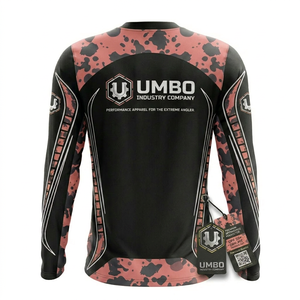 Camiseta de pesca de manga larga para hombre, tela deportiva premium, material que absorbe la humedad, ajuste cómodo, camisa de pesca para hombre - Product Image 5