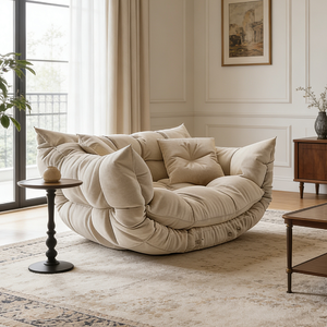 Poltrona Lounge Oversize Comoda, Reclinabile Imbottita per Camera da Letto, Divano Ergonomico per Lettura e Relax, Seduta Morbida per <span class=keywords><strong>Arredamento</strong></span> Casa - Product Image 1