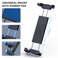 Support de tablette réglable en alliage d'aluminium, pliable, support de téléphone portable de bureau en métal, support de tablette pour iPhone/iPad