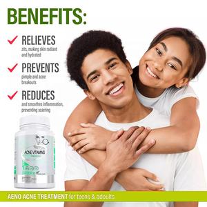 แคปซูลทำความสะอาดสิวสำหรับผิวมันช่วยบำรุงผิวด้วยวิตามินวีแกนลดจุดด่างดำทำให้ผิวขาว - Product Image 4