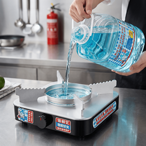 Huile minérale écologique Deyanhaohuo, baril de 5 kg, bleue, <span class=keywords><strong>pour</strong></span> chaudière et poêle domestiques, restaurants et camping en extérieur - Product Image 1