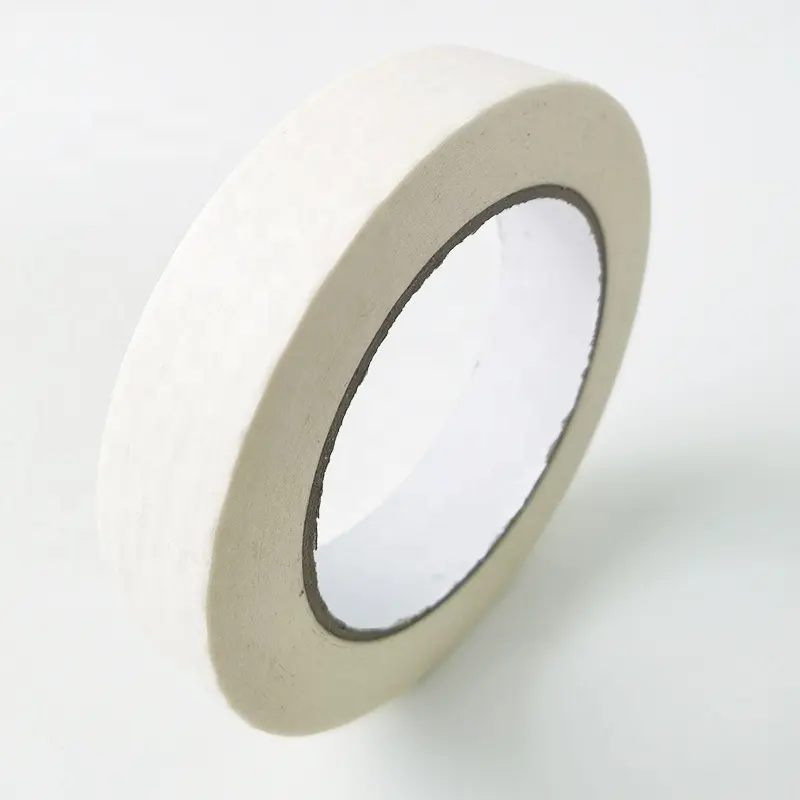 Precio de fábrica al por mayor cinta adhesiva para pintar papel crepé adhesivo cinta adhesiva para lavar