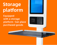 Écran tactile debout de restaurant F3-ZS1 8 + 128G Système Windows Commande Kiosque libre-service de paiement NFC QR
