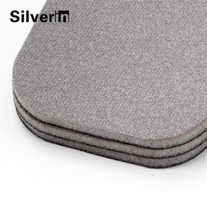 Electrodo conductor de forma personalizada con tela de fibra de plata para traje <span class=keywords><strong>EMS</strong></span> de 5mm de espesor - Product Image 4