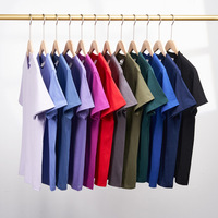T-shirt Oversize en Coton Épais avec Impression 3D en Relief, Logo Personnalisé, Épaules Tombantes, Col Rond, Manches Courtes, Unisexe, Style Streetwear