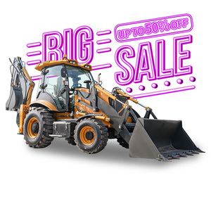 Miễn phí vận chuyển 1ton 1.5t 2T 2.5t 3t Trung Quốc máy kéo nhỏ với loader và backhoes trang trại máy kéo retroexcacavadora backhoe loader - Product Image 1