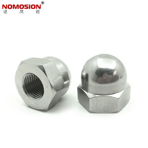 Tuerca de Cabeza Plana de Acero Inoxidable NOMOSION M10 DIN1587 para Montaje de Maquinaria - Product Image 2