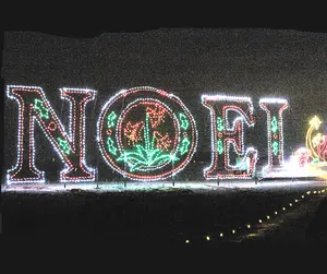 Noel Kerst Verlichte Teken