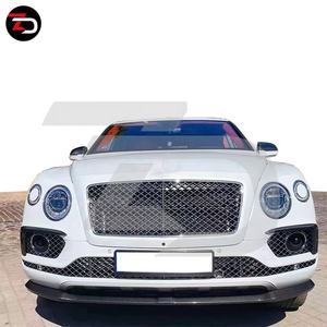 Kit de cuerpo de fibra de carbono para <span class=keywords><strong>Bentley</strong></span> <span class=keywords><strong>Bentayga</strong></span>, difusor de labios delanteros y traseros, faldas laterales, espejo cónico, <span class=keywords><strong>precio</strong></span> al por mayor - Product Image 3