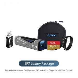 ORDRO EP7 FPV Wearable Action 4K POV Camcorder Free Your Hand for Outdoor Vlogging Head-mounted Design FPV <b>Camera</b> - Product Image 5