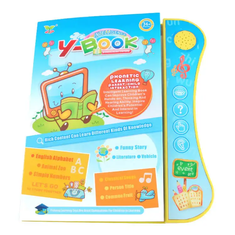 2023 Hete Verkoop Lezen E-Book Met Pen Speelgoed, Kind Vroege Educatie Intelligent Boek Interactief Speelgoed