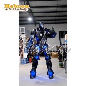 Vente directe - Costume d'Halloween pour adultes - Cosplay - Transformation en robot - Costume de robot LED portable - Product Image 1