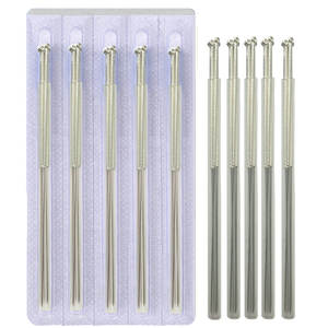 500 unids/caja mango <span class=keywords><strong>de</strong></span> plata <span class=keywords><strong>agujas</strong></span> <span class=keywords><strong>de</strong></span> <span class=keywords><strong>acupuntura</strong></span> estériles punción seca con tubo para un solo uso - Product Image 2