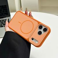 Coques de protection magnétiques BAILI en gros, texture bicolore unie, couleur originale, pour iPhone 18 Pro 17