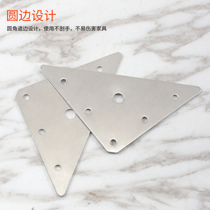 Support triangulaire en acier inoxydable SJB 50, connecteur de support d'étagère de placard durable - Product Image 2