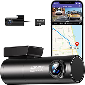 DashCam 2 pouces HD 2160P 4K Car dual <span class=keywords><strong>Camera</strong></span> M300S wifi Voice Control dash cam <span class=keywords><strong>360</strong></span> Rotating WDR with Super Night Vision - Product Image 2