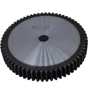 good quality steel C45 customized durable 1.5M 2M 3M 4M 5M 6M 8M small spur gear wheel