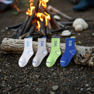 جوارب محبوكة رائعة للفتيان بتصميم أنبوب بسيط للبيع بالجملة جوارب كرة قدم مخلل للأطفال الصغار - Product Image 6